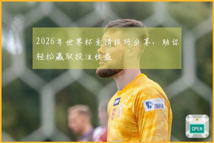 2026年世界杯竞猜技巧分享，助你轻松赢取投注收益